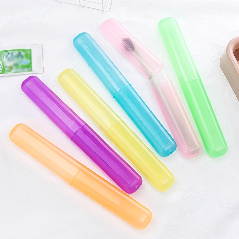 Toothbrush Holder Set - 1pcs Set Candy-Colored Toothbrush Case, Creative