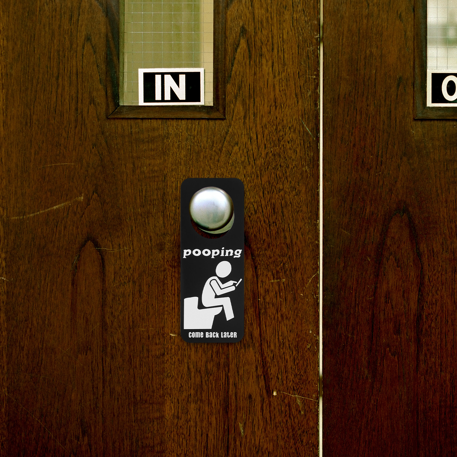 Home Bathroom Occupied Sign - Funny Occupied Sign for Bathroom Door