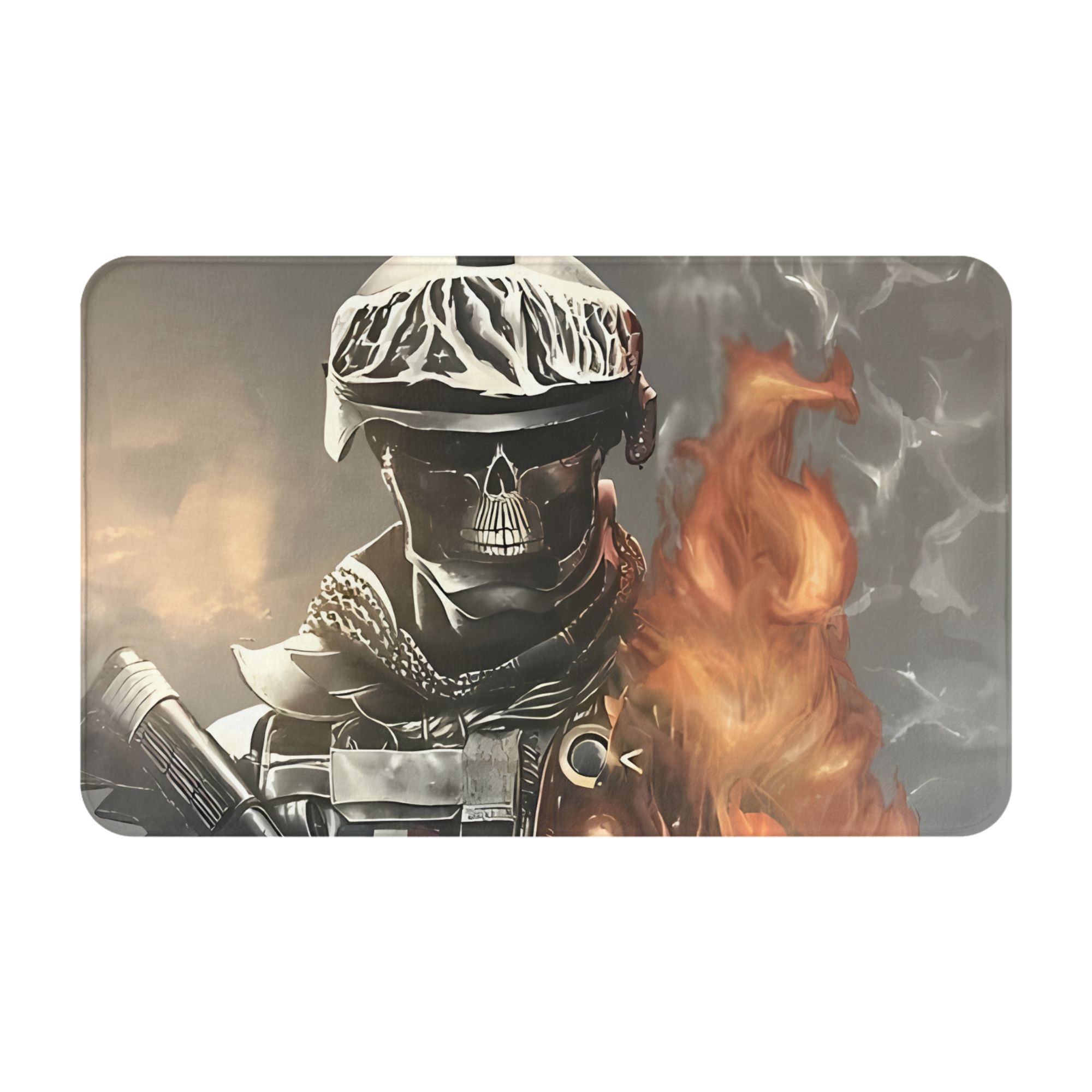 Home Bathroom Called - Soldier COD Christmas Decorations Bath Mat