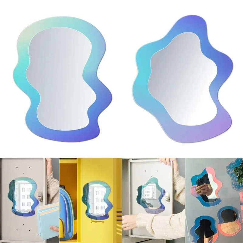 Home Essentials Bathroom Cabinet - New Magnetic Geometric Pattern Mirror for