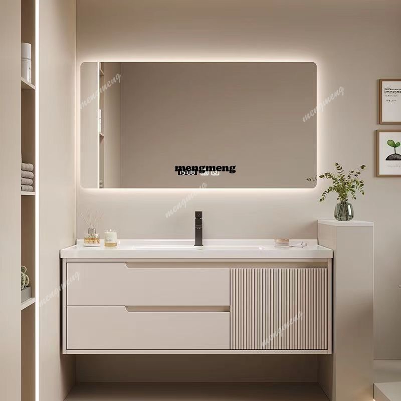 Home Bathroom Vanity Combo - Intelligent Mirror Bathroom Cabinets Washbasin Wash