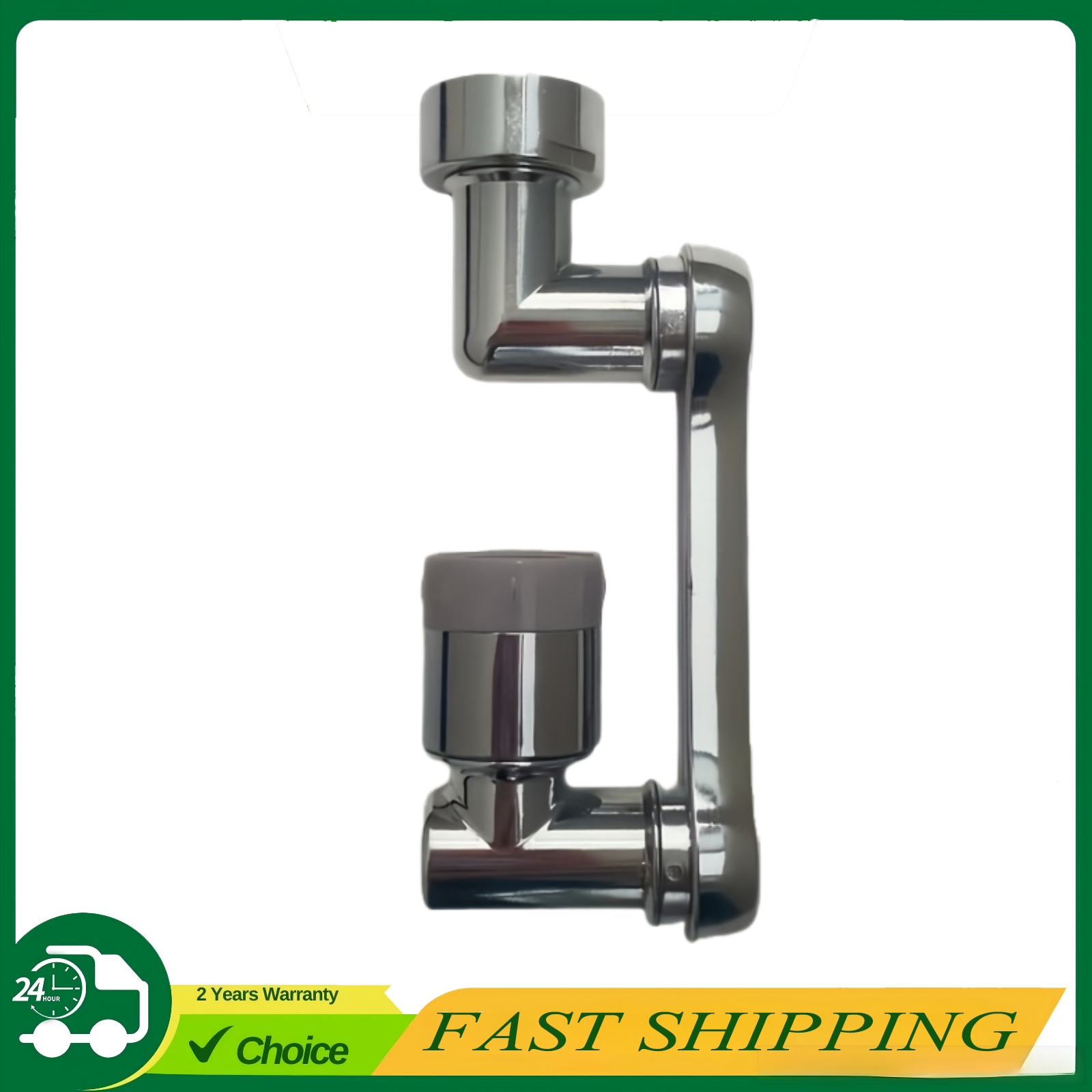 Home Bathroom Sink - Heavy-duty Nozzle Silvery Sink Extender Robot