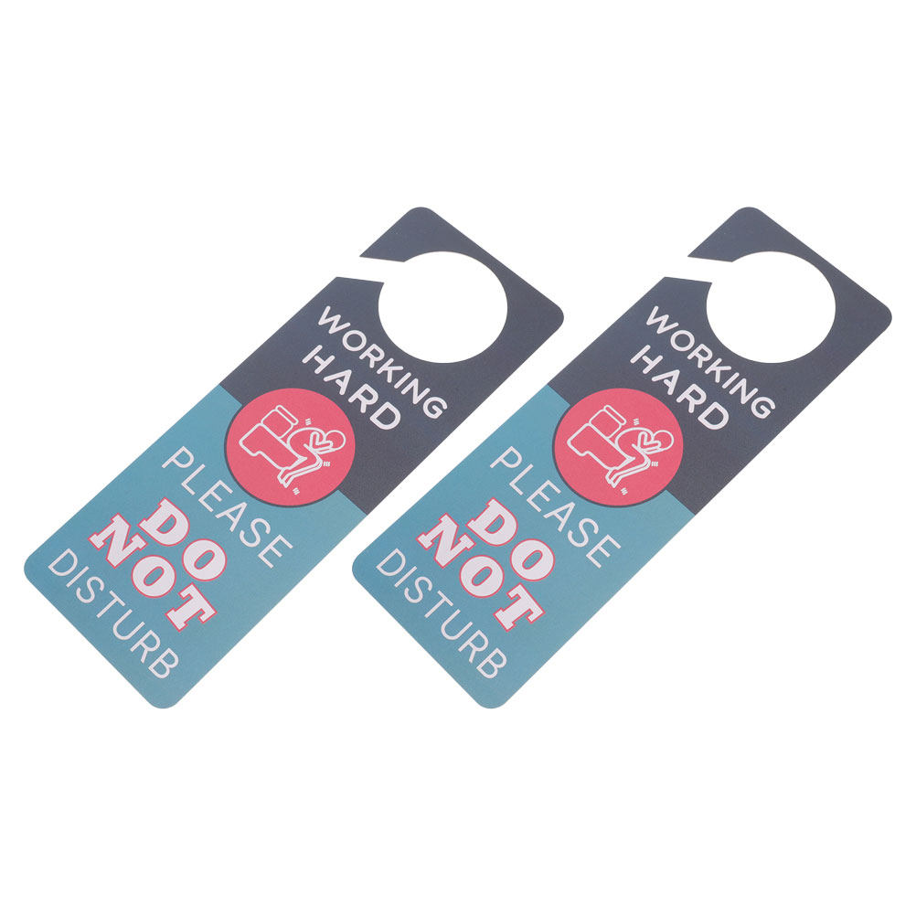 Home Bathroom Occupied Sign - 2Pcs Double-Side Door Hanger Sign PVC