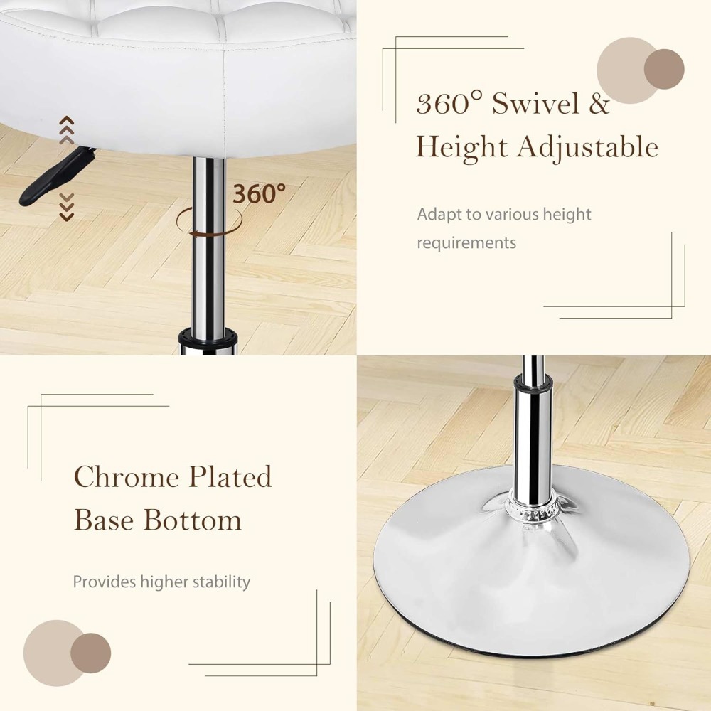 Vanity Chair Stool Modern Tuft - огляд і ціна Home Bathroom Furniture