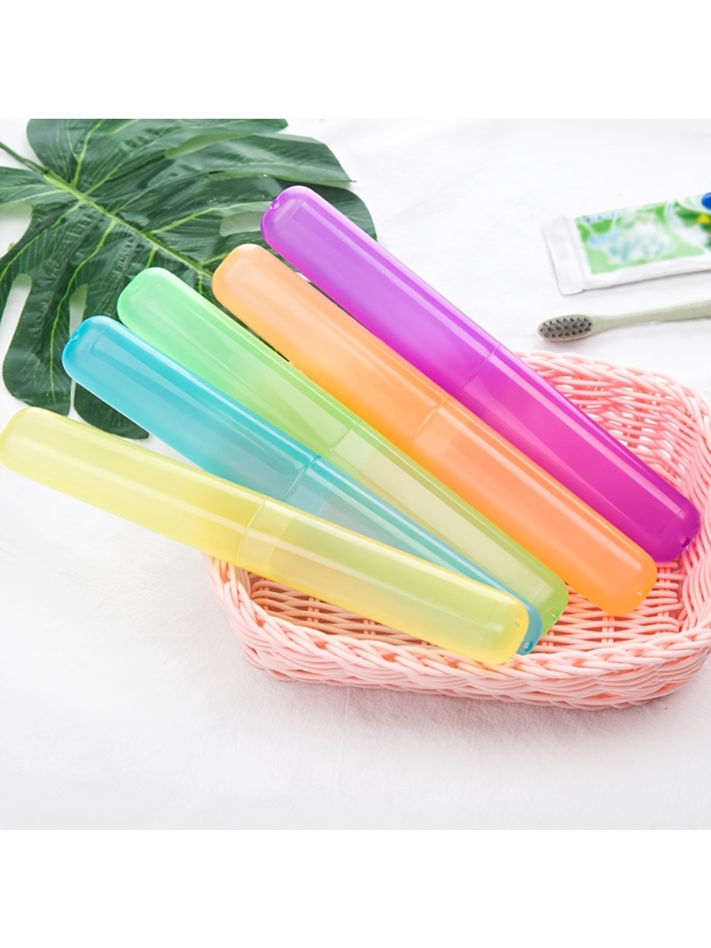 1pcs Set Candy-Colored Toothbr - огляд і ціна Toothbrush Holder Set