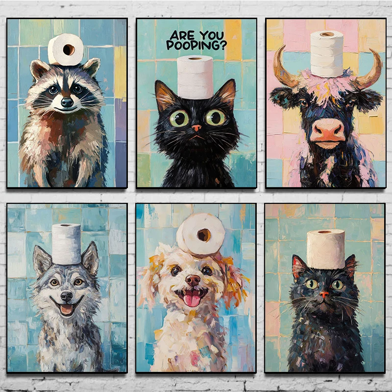 1pc frameless Toilet Paper Ani - огляд і ціна Home Bathroom Pictures