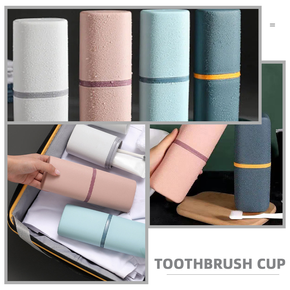 4Pcs Portable Toothbrush Organ - огляд і ціна Toothbrush Holder Set