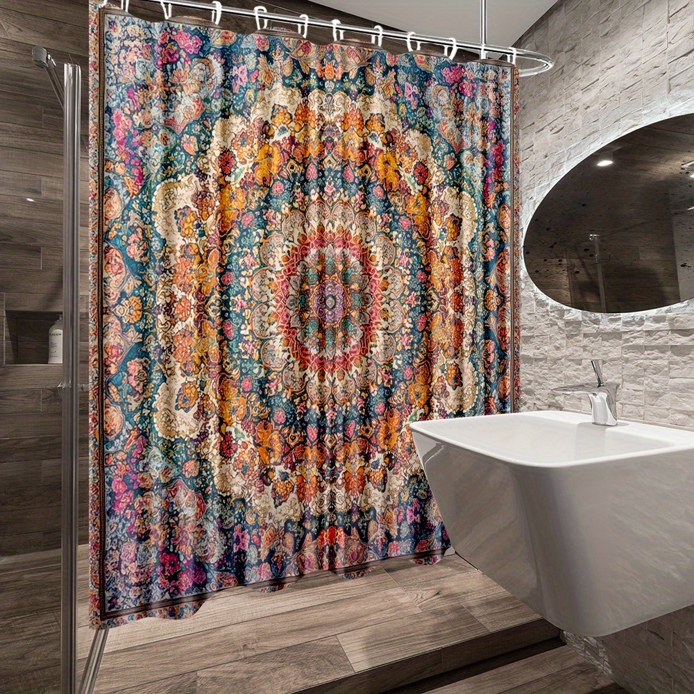Shower Curtain Multi Sizes 2D  - огляд і ціна Home Bathroom Partition
