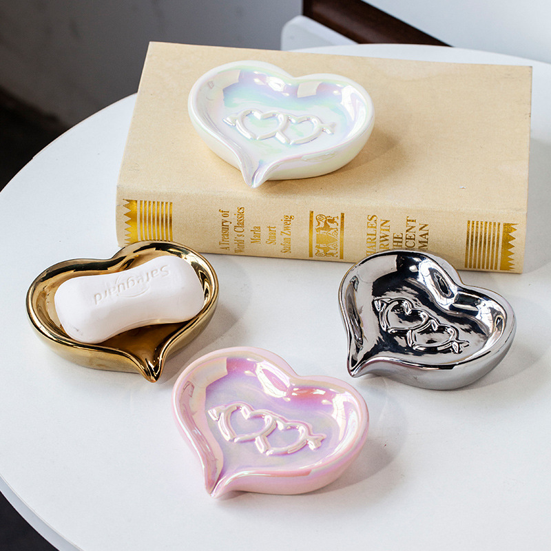 Ceramic Soap Dish Creative Hea - огляд і ціна Home Center Bathroom Accessories