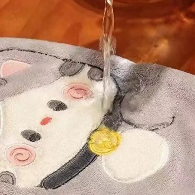 Cute Cat Hand Towel Quick Dryi - огляд і ціна Home Bathroom Cleaning