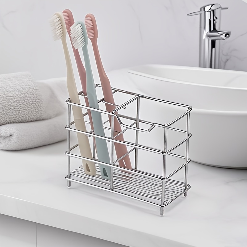 5-Slot Stainless Steel Toothbr - огляд і ціна Toothbrush Holder Set