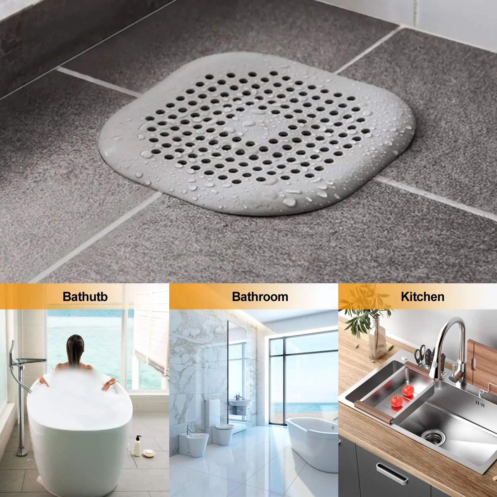 Plug Stopper Kitchen Sewer Sil - огляд і ціна Home Bathroom Sink