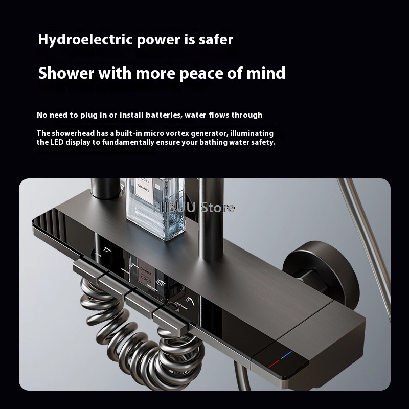 LED Display Shower System With - огляд і ціна Home Outlet Bathroom