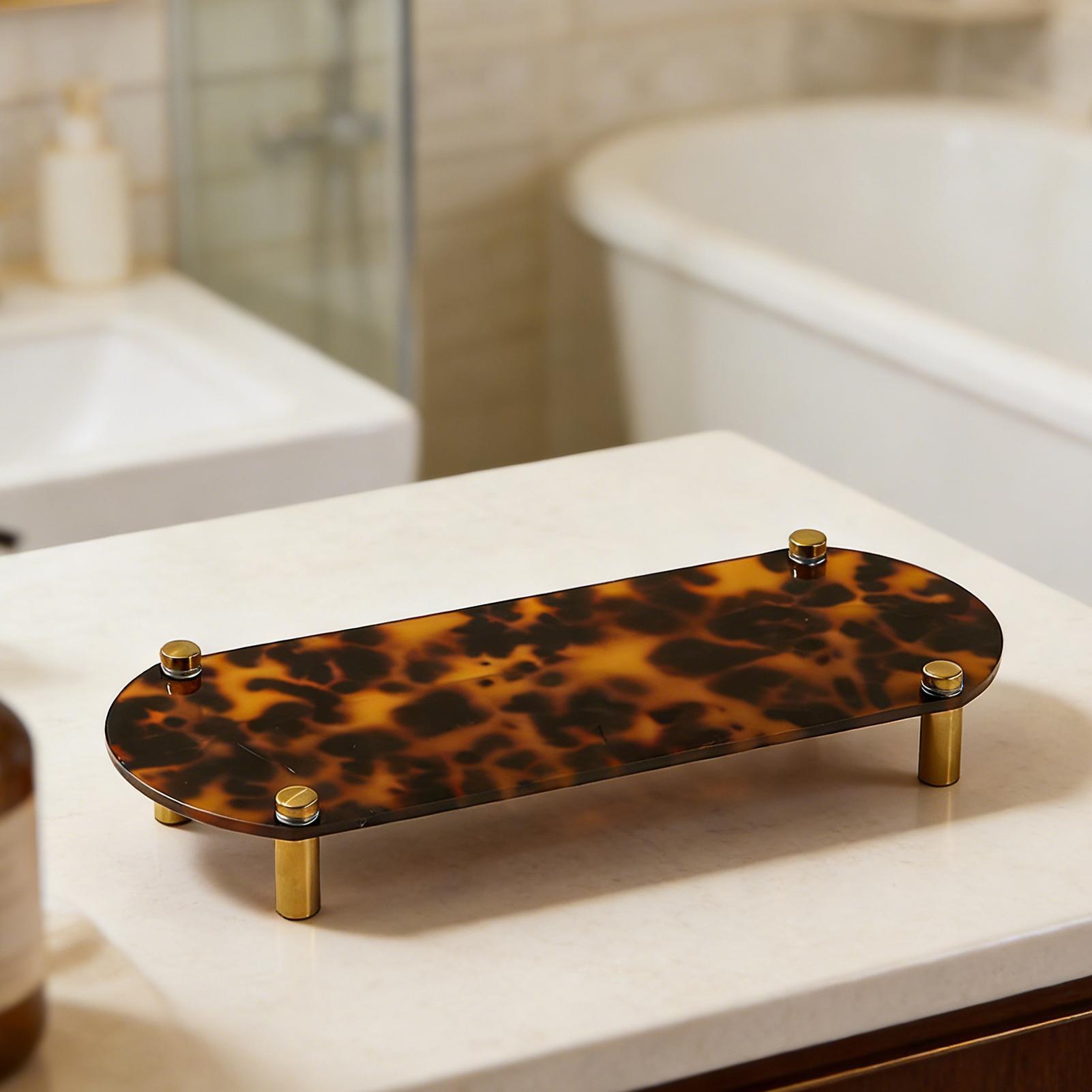 Bathroom Counter Tray Tortoise - огляд і ціна Home Bathroom Sink