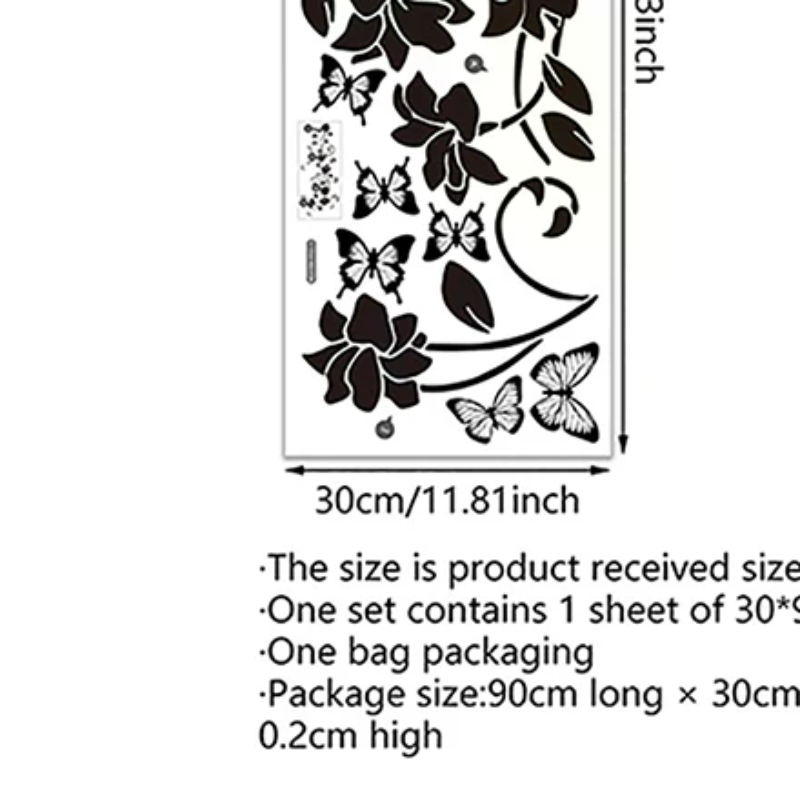 Black Floral Iris Vine Mirror  - огляд і ціна Jet Home Bathroom