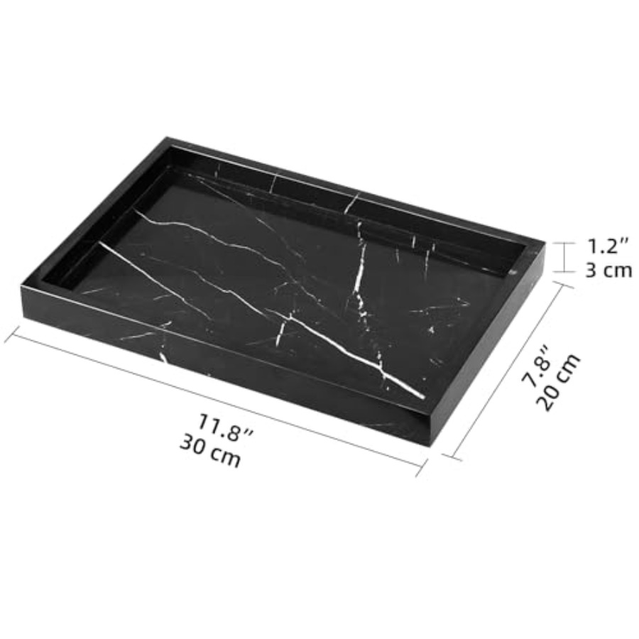 Marble Bathroom Vanity Tray, N - огляд і ціна Home And Bathroom