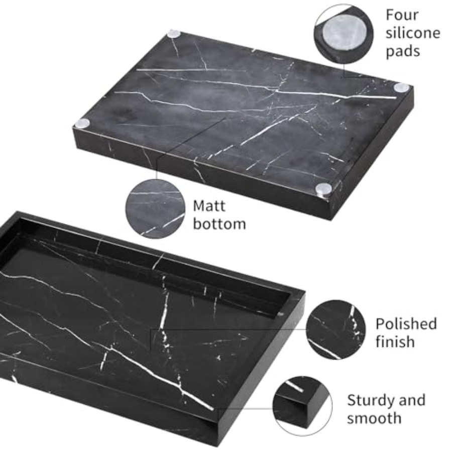 Marble Bathroom Vanity Tray, N - огляд і ціна Home And Bathroom