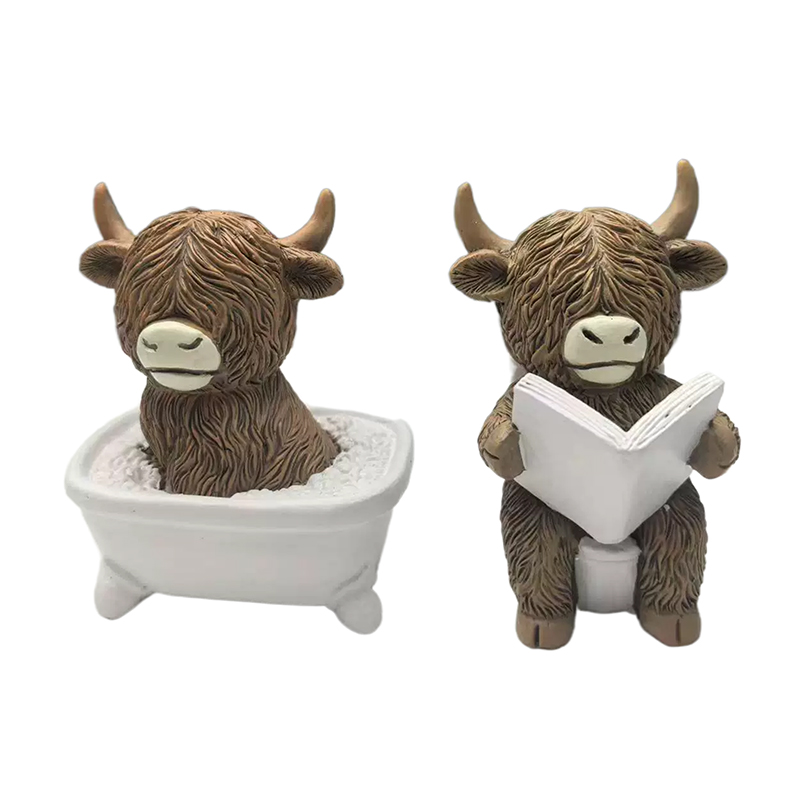 Cute Scottish Highland Cow Res - огляд і ціна Jet Home Bathroom