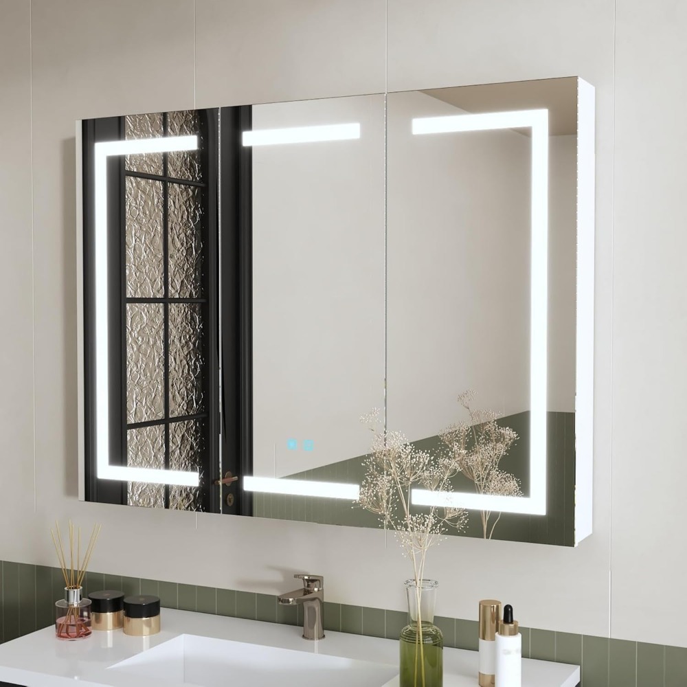 Lighted Medicine Cabinet with  - огляд і ціна Home Bathroom Furniture