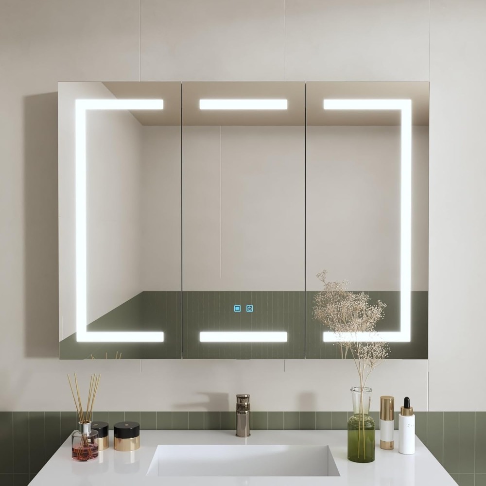 Lighted Medicine Cabinet with  - огляд і ціна Home Bathroom Furniture