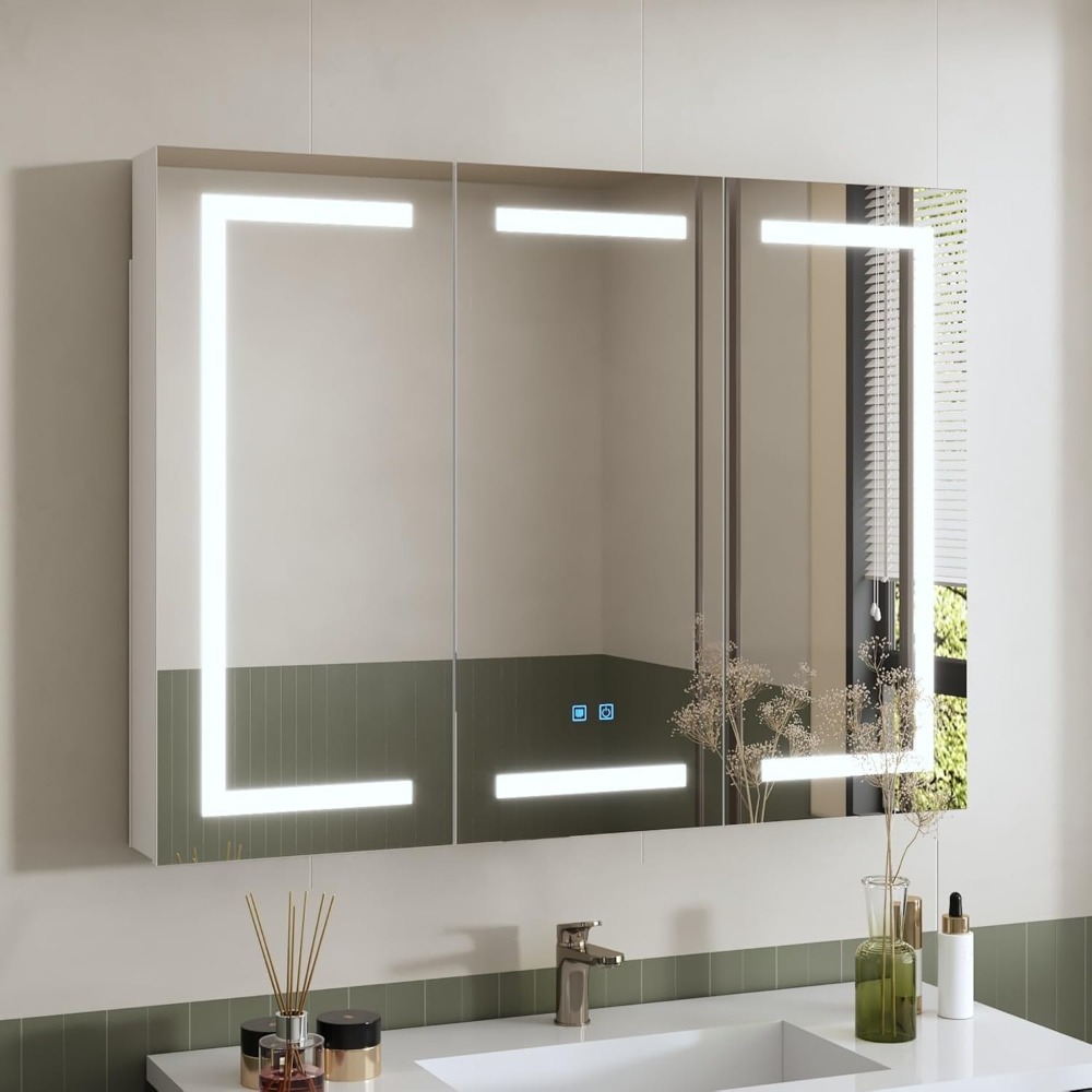 Lighted Medicine Cabinet with  - огляд і ціна Home Bathroom Furniture