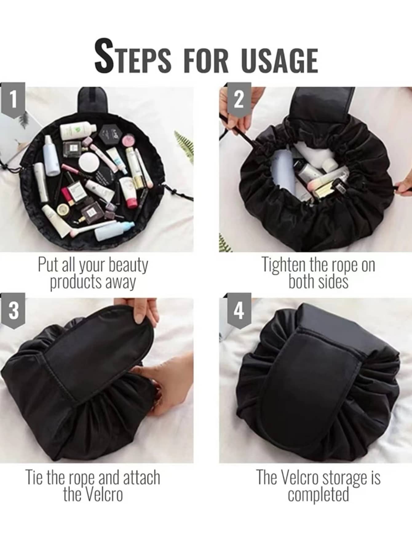 1pc Cosmetic Storage Bag, Trav - огляд і ціна Home Essentials Bathroom Organizer