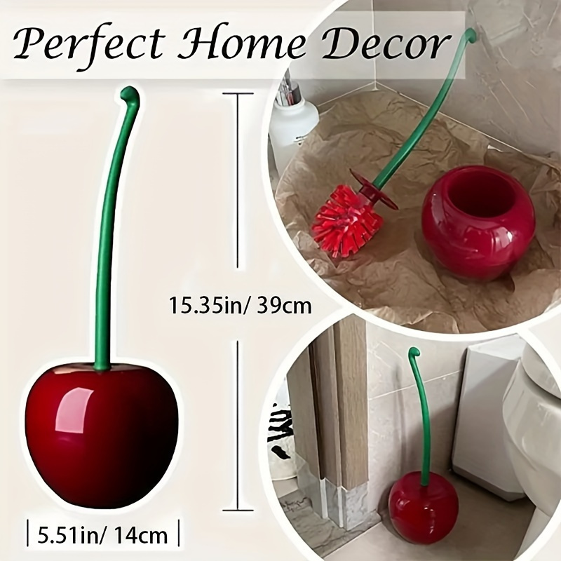 Cute Cherry Shaped Toilet Brus - огляд і ціна Home Bathroom Cleaning