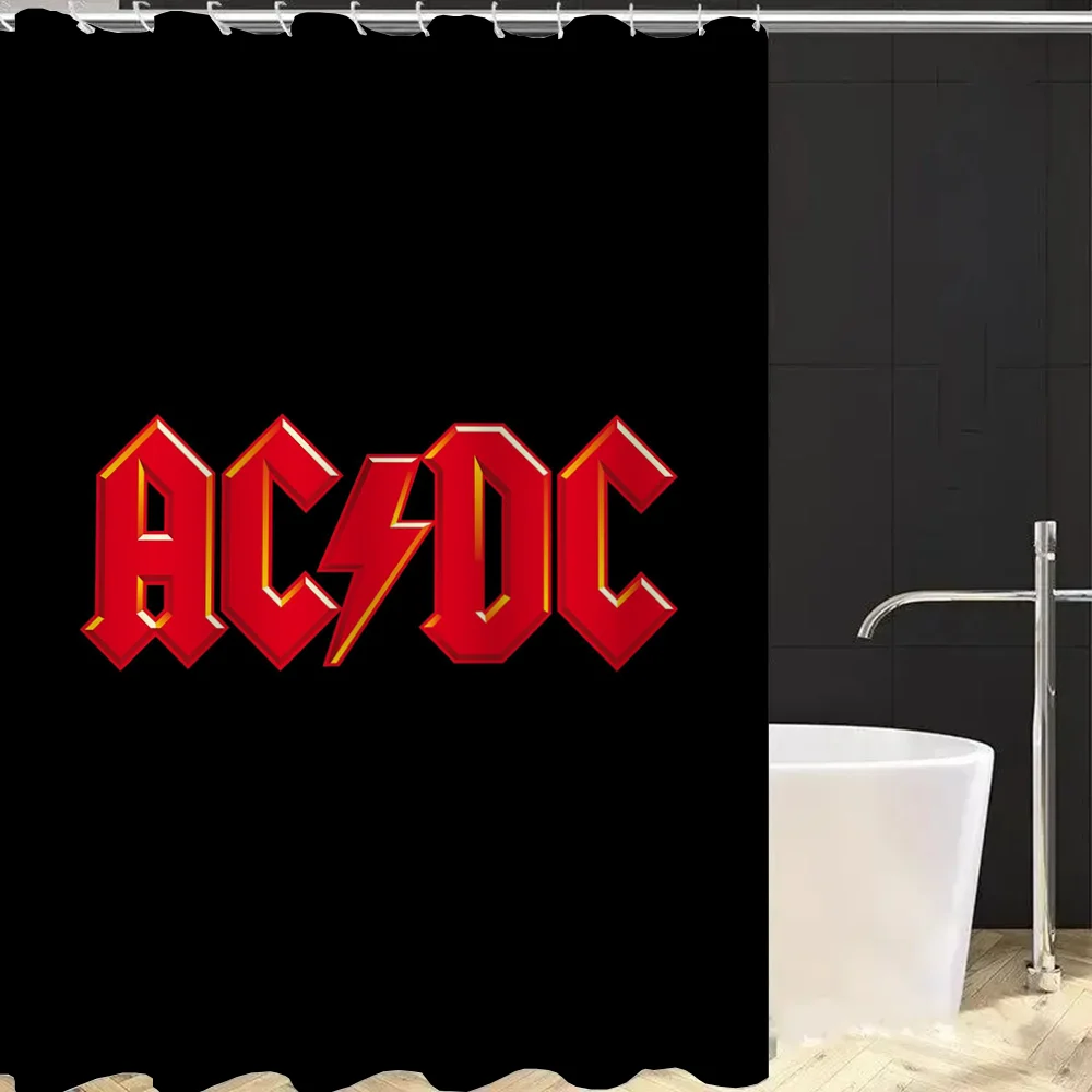 Rock-ACDC Shower Curtain for B - огляд і ціна Home Bathroom Partition