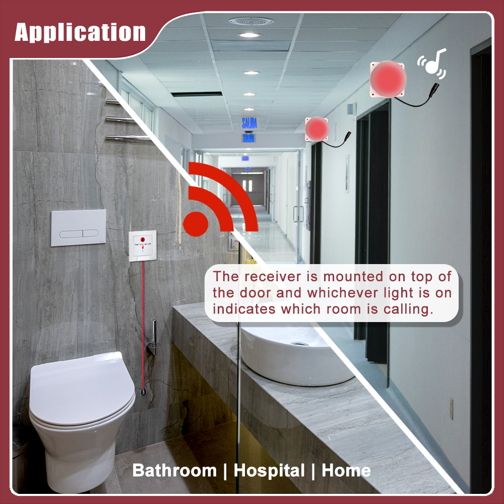 Electronic Wireles Nurse Call  - огляд і ціна Home Bathroom Called