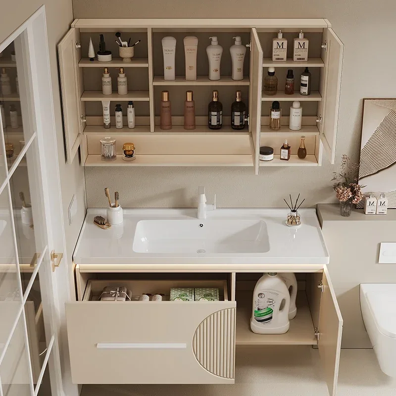 Mobile Laundry Cabinet Hanging - огляд і ціна Home Bathroom Vanity Combo