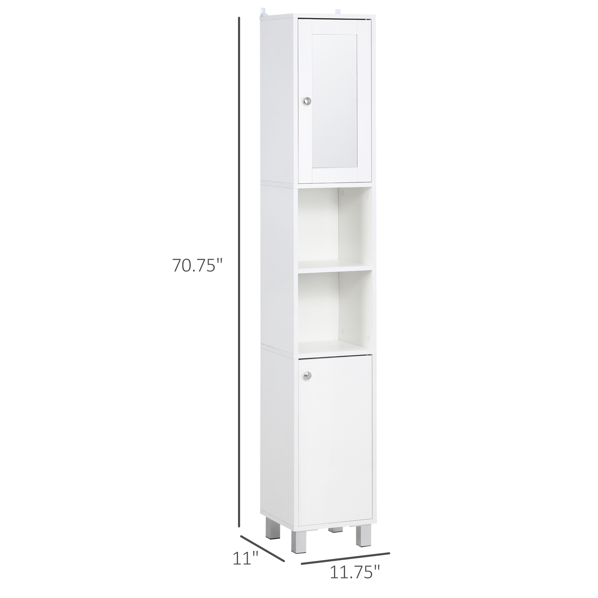 Kleankin Tall Bathroom Storage - огляд і ціна Home Bathroom Furniture