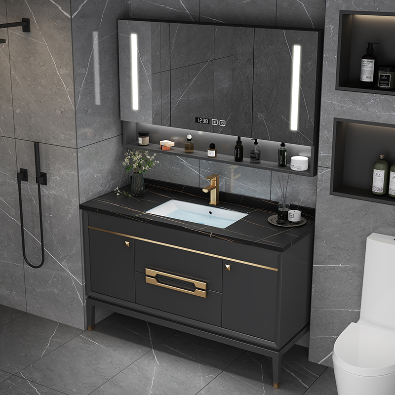Black Sink Luxury Bathroom Cab - огляд і ціна Home Bathroom Vanity Combo
