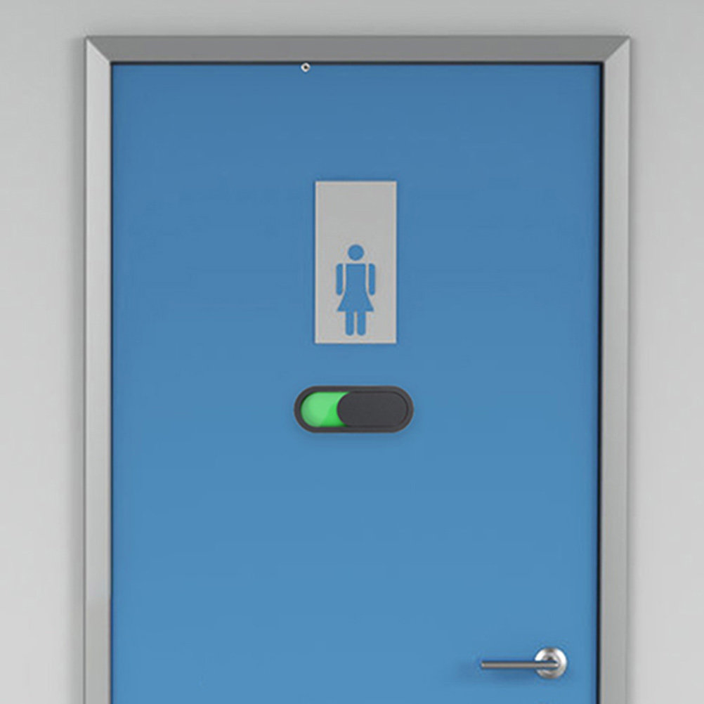 2Pcs Door Status Sign Stable O - огляд і ціна Home Bathroom Occupied Sign