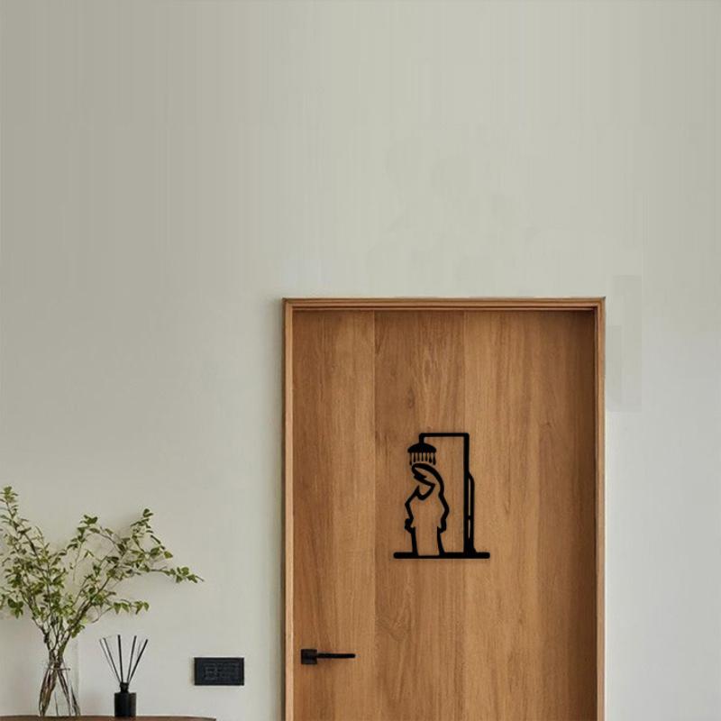 New Black Shower Figure Wall D - огляд і ціна Jet Home Bathroom
