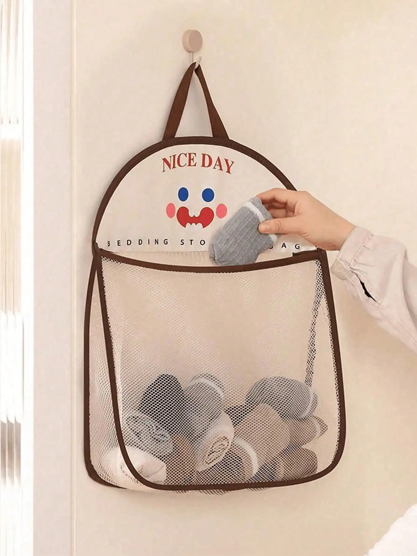 4pcs Hanging Mesh Storage Bags - огляд і ціна Home Essentials Bathroom Organizer