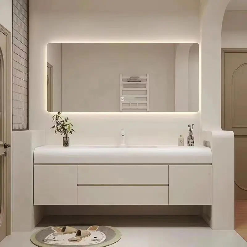 Light Luxury Bathroom Cabinet  - огляд і ціна Home Bathroom Vanity Combo