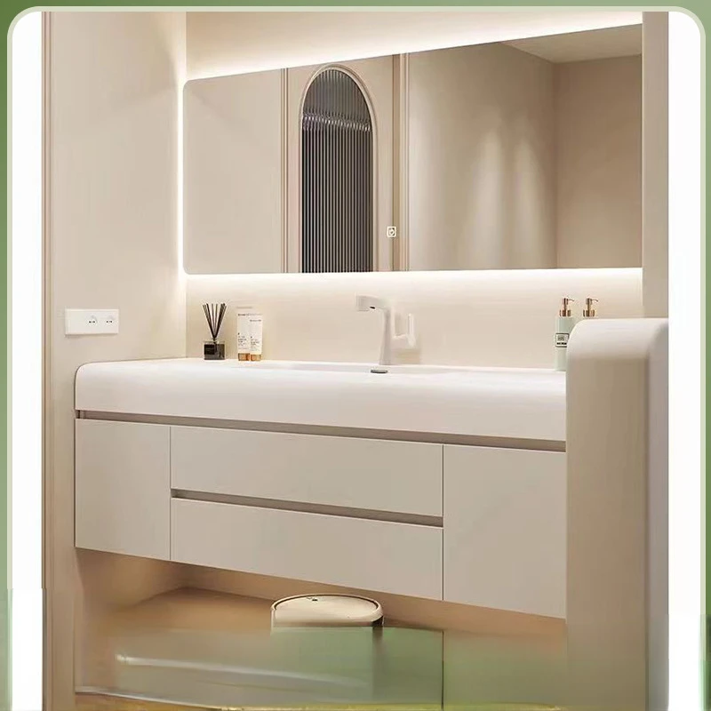 Light Luxury Bathroom Cabinet  - огляд і ціна Home Bathroom Vanity Combo