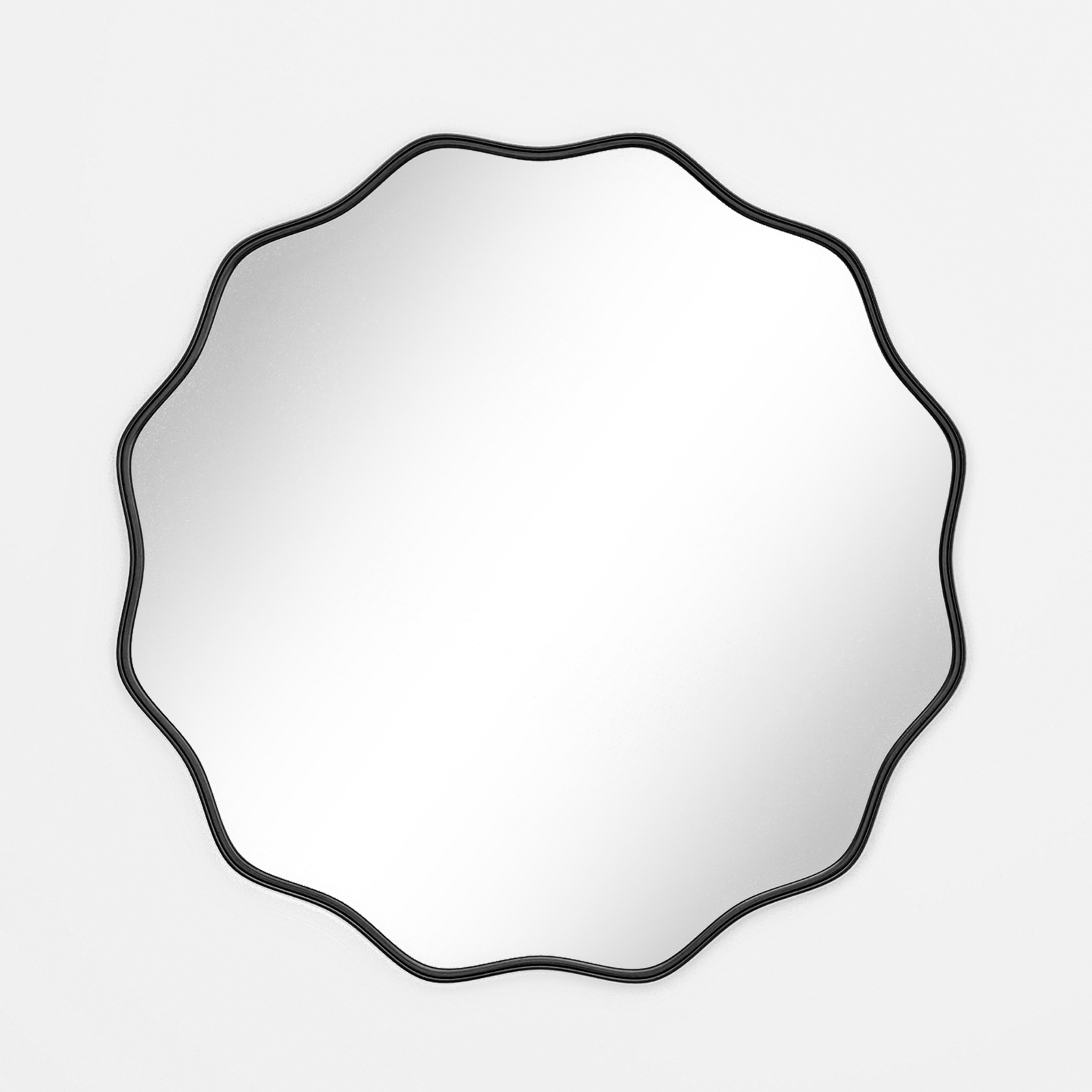 Wavy Round Bathroom Mirror Dec - огляд і ціна Home Bathroom Furniture