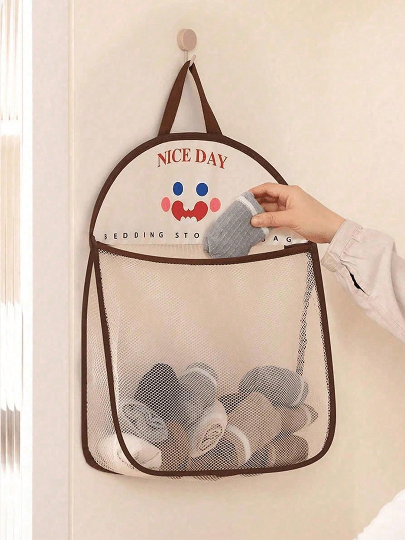 1/2pcs Hanging Mesh Storage Ba - огляд і ціна Home Essentials Bathroom Organizer