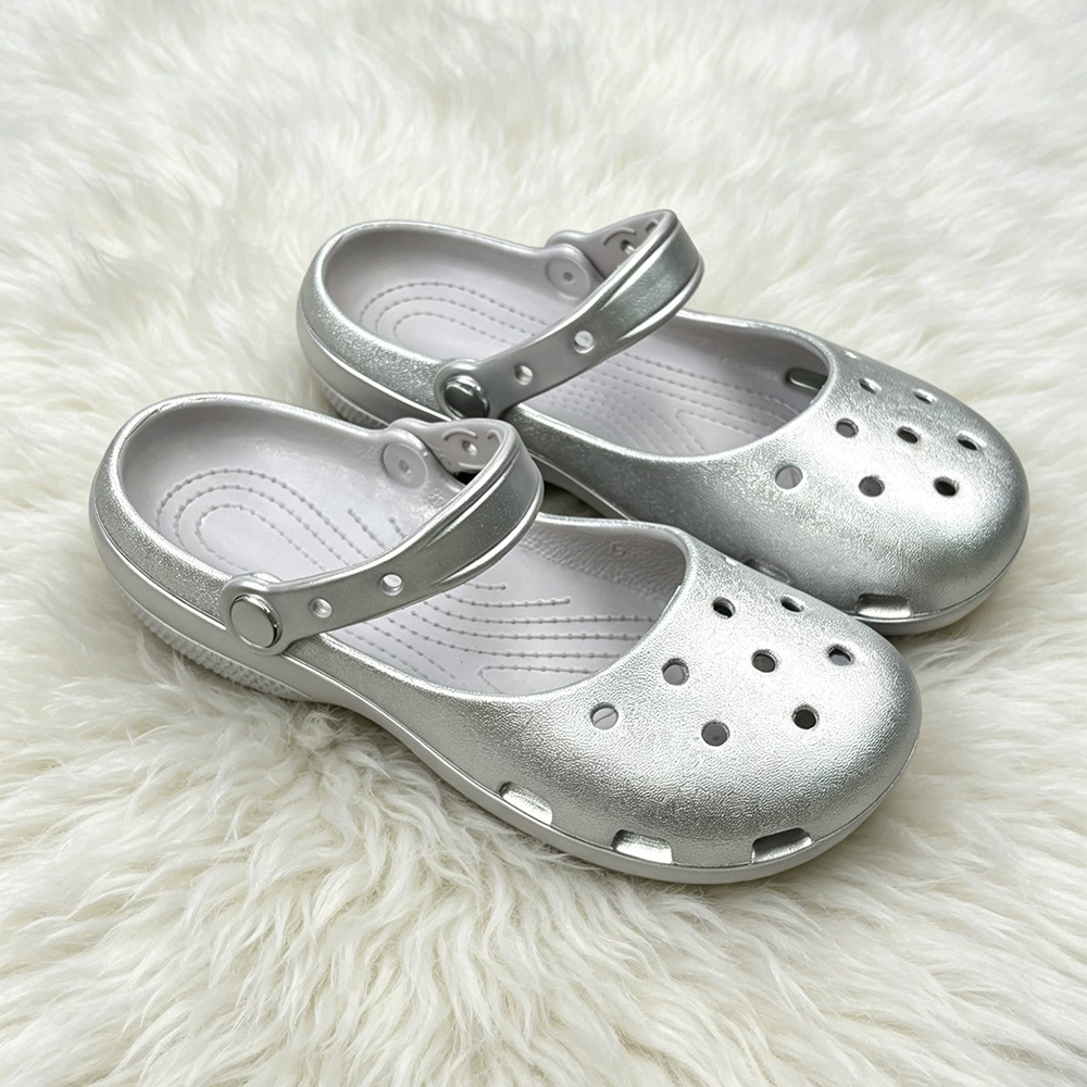 Summer New Silver Slip-on Clog - огляд і ціна Home Bath