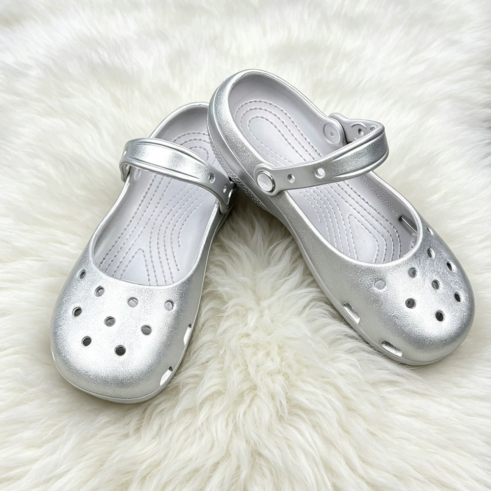 Summer New Silver Slip-on Clog - огляд і ціна Home Bath