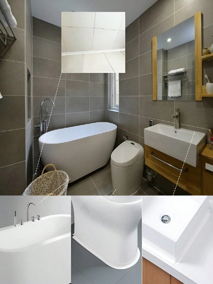 1 Roll of Waterproof Tape for  - огляд і ціна Home Bathroom Sink
