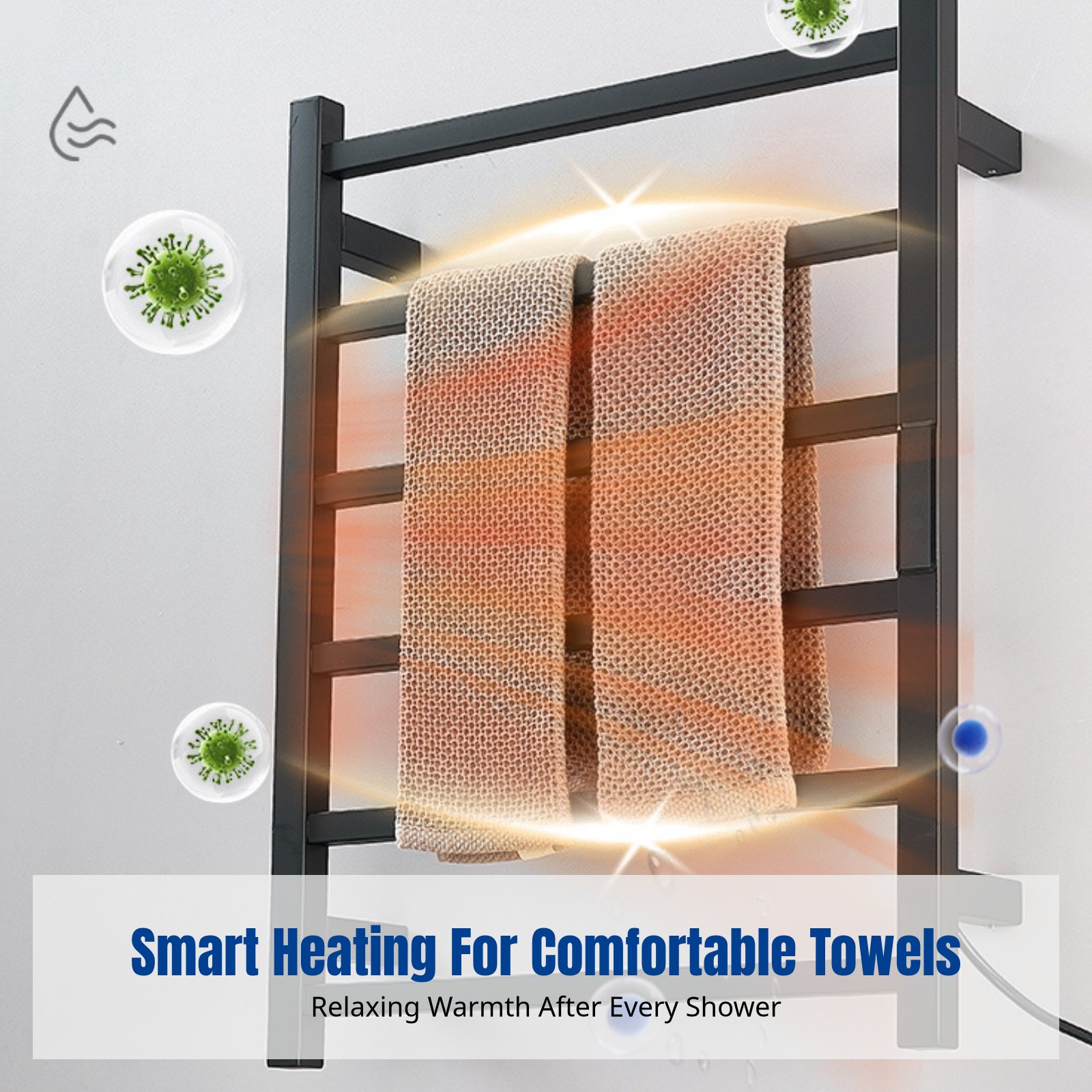 Smart Electric Towel Rack, Hea - огляд і ціна Home And Bathroom