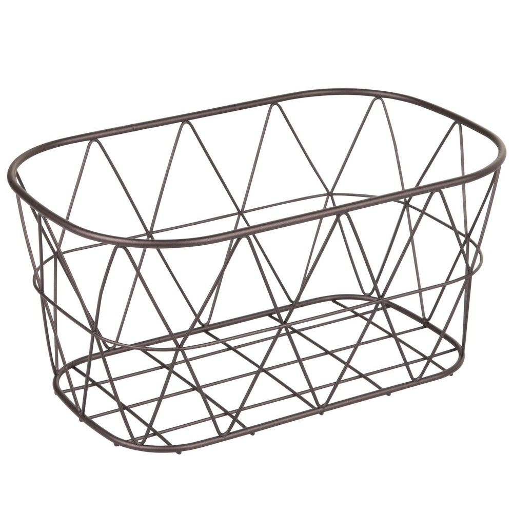 Bronze Steel Wire Storage Bask - огляд і ціна Home Essentials Bathroom Organizer