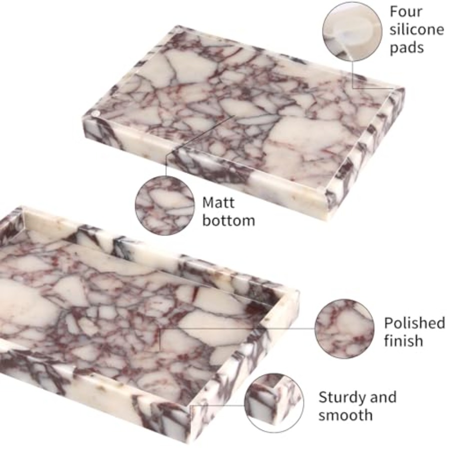 Marble Bathroom Vanity Tray, N - огляд і ціна Home And Bathroom