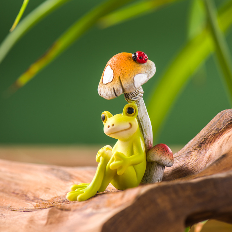 Resin Funny Frog Figurines For - огляд і ціна Home Center Bathroom Accessories