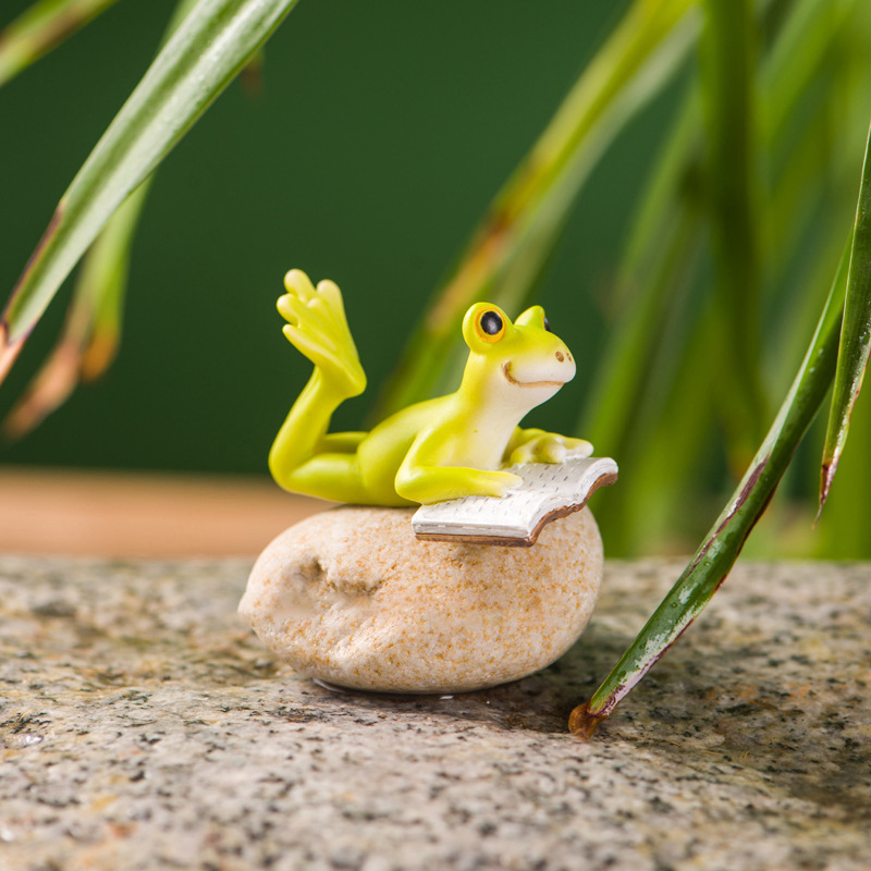 Resin Funny Frog Figurines For - огляд і ціна Home Center Bathroom Accessories