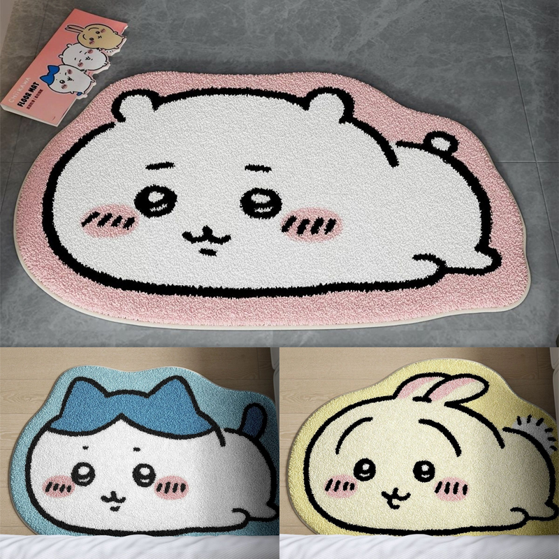 Chiikawa Cartoon Rug Anime Hac - огляд і ціна Home Center Bathroom Accessories