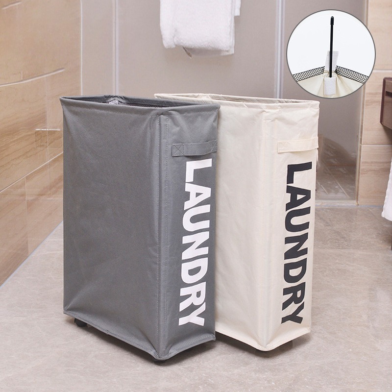 Foldable Fabric Laundry Hamper - огляд і ціна Home Essentials Bathroom Organizer