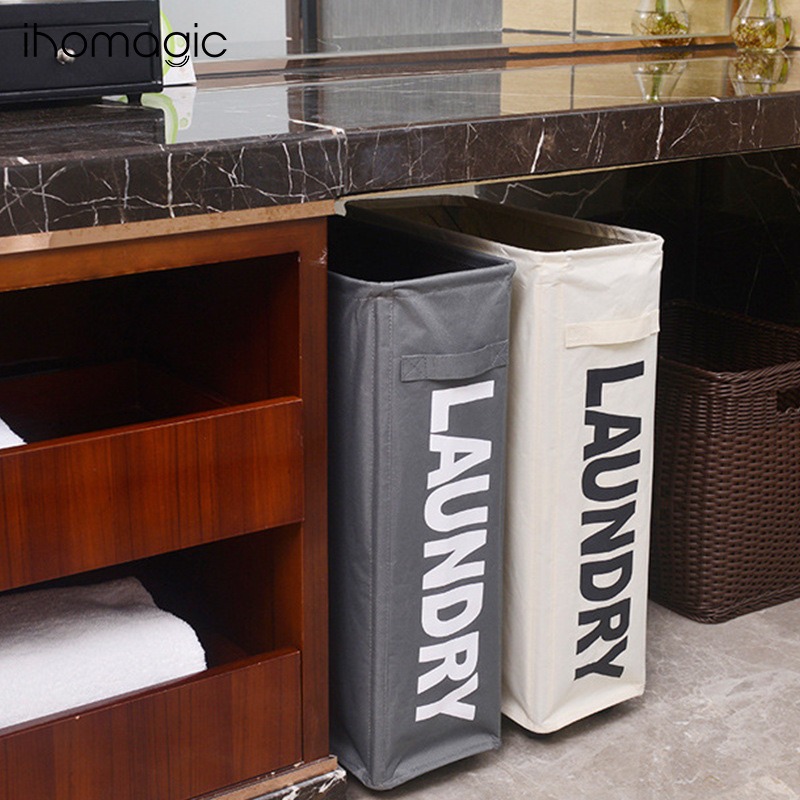 Foldable Fabric Laundry Hamper - огляд і ціна Home Essentials Bathroom Organizer